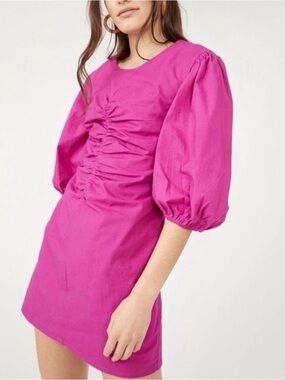 Free People Free People Hope Mini Dress in Fuschia Fantastic XS $86 retail